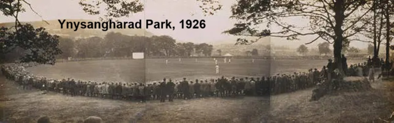 Pontypridd - Ynysangharad Grounds : Image credit Glamorgan Cricket Archives